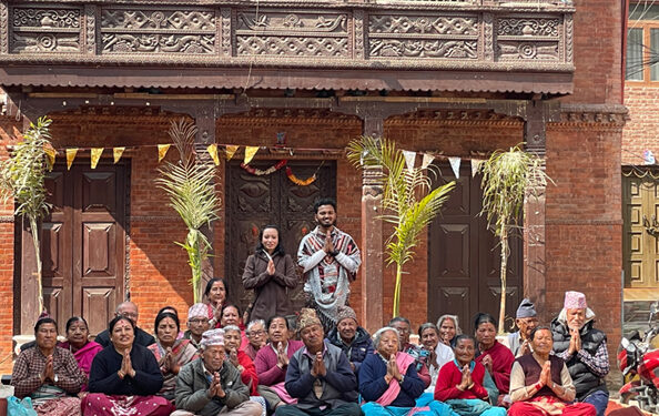 Anannt Oorja implemented Meditation in Nepal’s schools and old age homes to improve mental and physical health