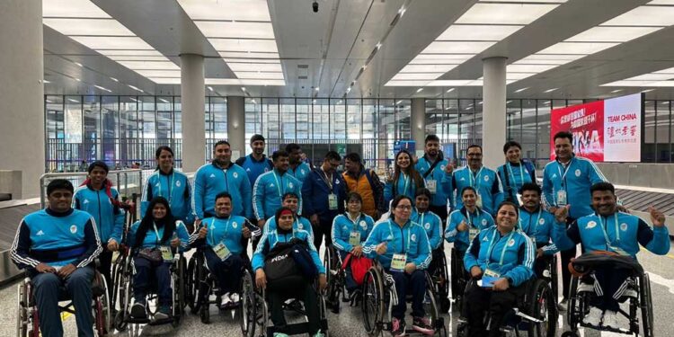 Indian Para Power Lifters, Coached by Tanvir Logani, Set out for Asian Para Games