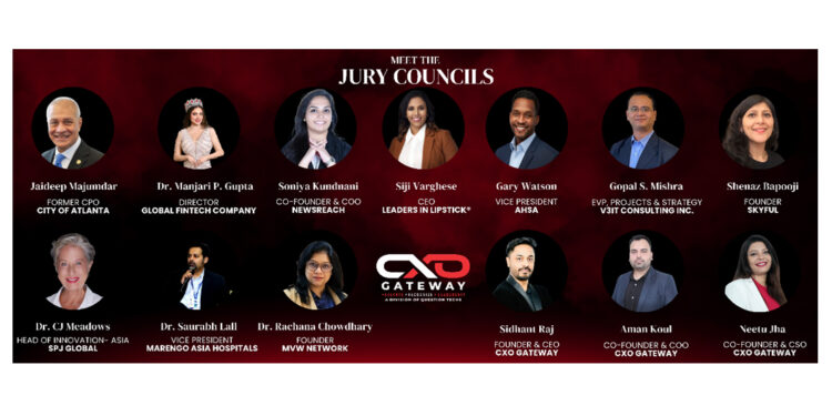 CXO Gateway by Question Techs unveils Jury Panel for 2025 Gala Awards to honor transformative leadership across industries.