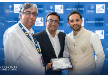 Oxford India Forum Recognizes Varun Chaudhary as a Transformative South Asian Leader at Oxford Saïd