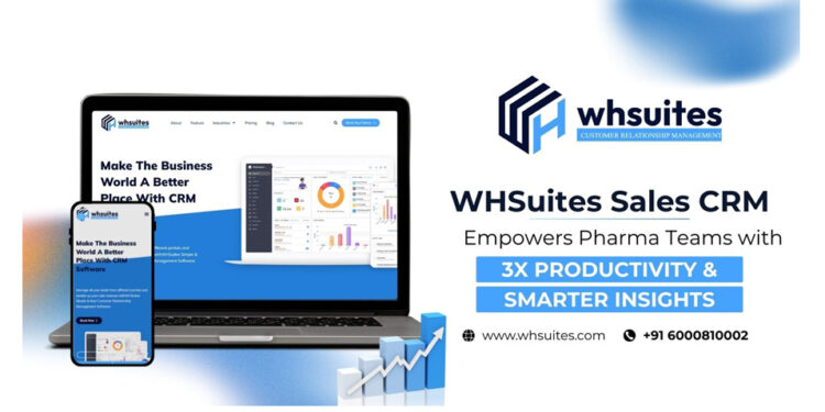 WHSuites Sales CRM Empowers Pharma Teams with 3X Productivity & Smarter Insights