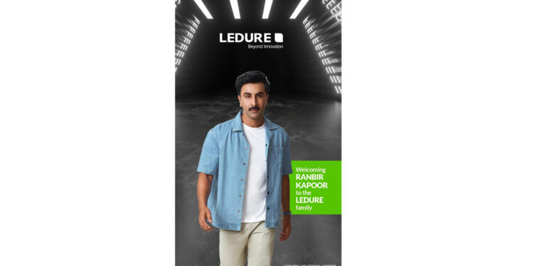 Ledure Signs Ranbir Kapoor as the Brand Ambassador to Strengthen National Presence 