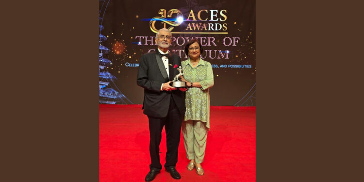Dr. Shardul S. Shroff Honoured with ACES 2025 Lifetime Achievement Award for Exemplary Leadership and Impact Across Asia