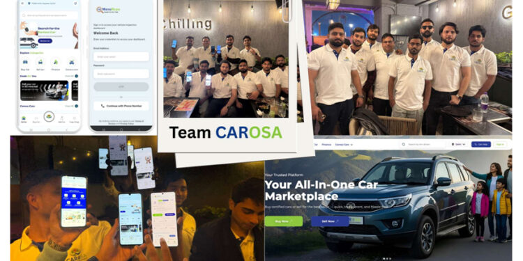 Carosa Launches Web & Mobile App, Expands Pre-Owned Car Ecosystem with MotoRepo, Carosa Care & Gaadi ki Gup-Shup