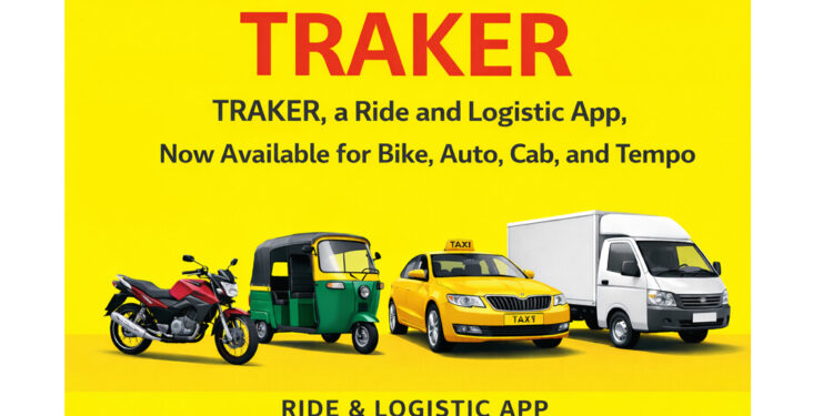 Indian Startup Traker Challenges High-Commission Ride Apps With Flat 10% Model for Mobility & Hyperlocal Logistics