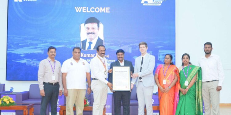 Rajalakshmi Engineering College Creates World Record at AI NEXUS 2026; Hon’ble Tamil Nadu AI Minister Applauds Historic Student Achievement