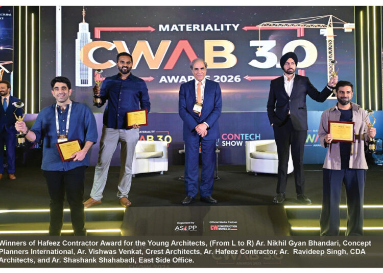 Hafeez Contractor raises urban concerns at CWAB Awards
