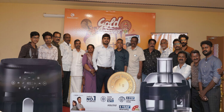Kaleesuwari Celebrates Retailer Partnerships at Gold Winner Onam Damaka Sale Lucky Draw Event