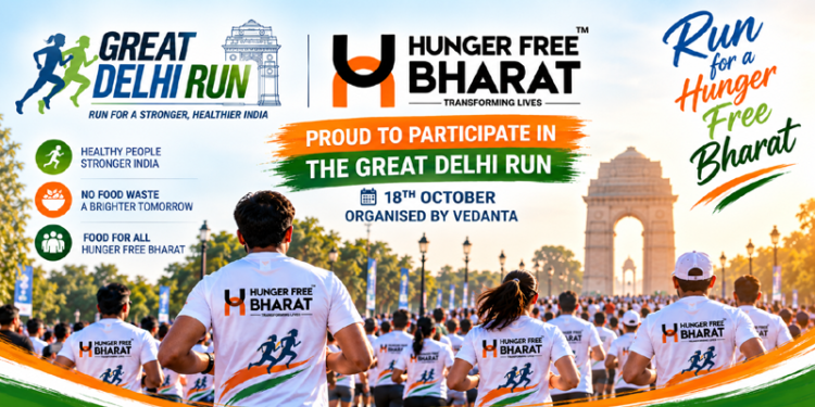Hunger Free Bharat To Join Vedanta Great Delhi Run 2026